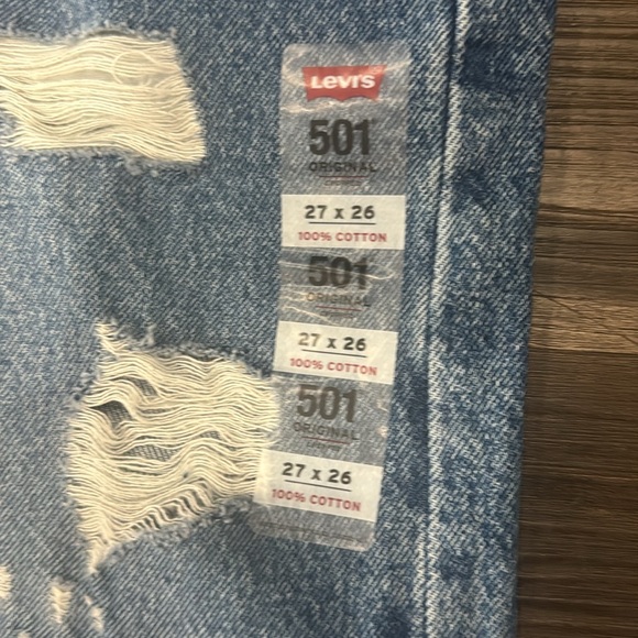 Levi’s 501 Distressed jeans 27 - Picture 2 of 4